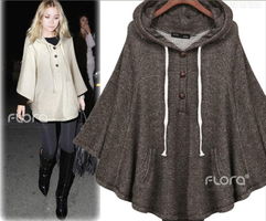 yly 8862 韓版新款帶帽斗篷，秋冬時尚的優(yōu)雅之選